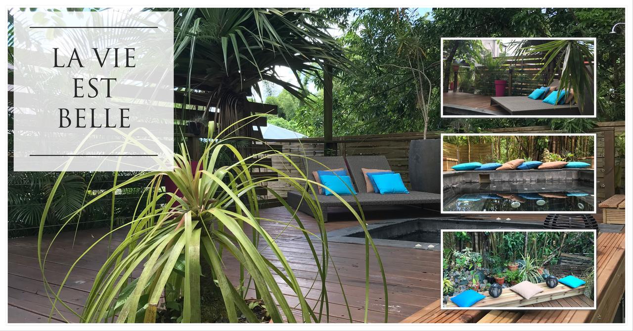 Le Lambablanc Bed and Breakfast Bras-Panon Esterno foto